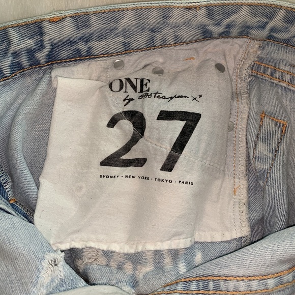 ONE Teaspoon RIPPED jeans 27 - Picture 4 of 4